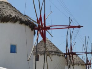 Windmolens op Mykonos