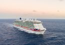 Nieuw cruiseschip P&O Cruises, Arvia, gedoopt op Barbados